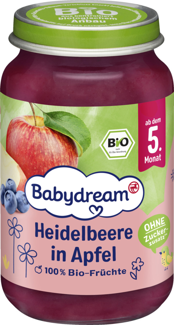 Bild 1 von Babydream Bio Heidelbeere in Apfel