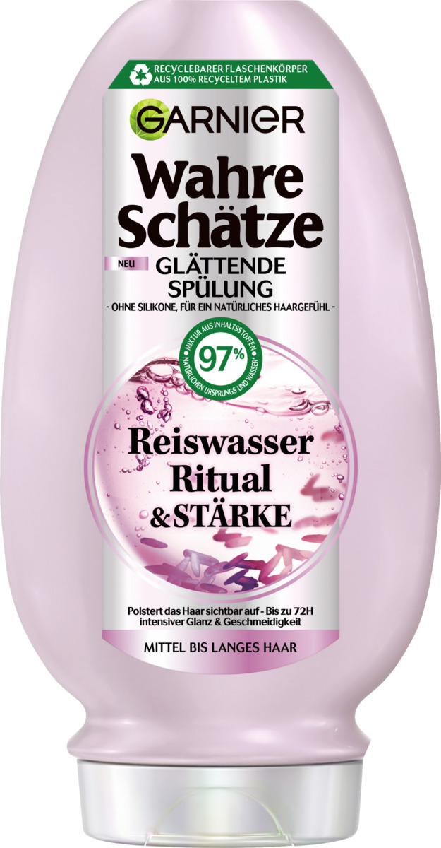 Bild 1 von Garnier Wahre Schätze Glättende Spülung Reiswasser Ritual & Stärke