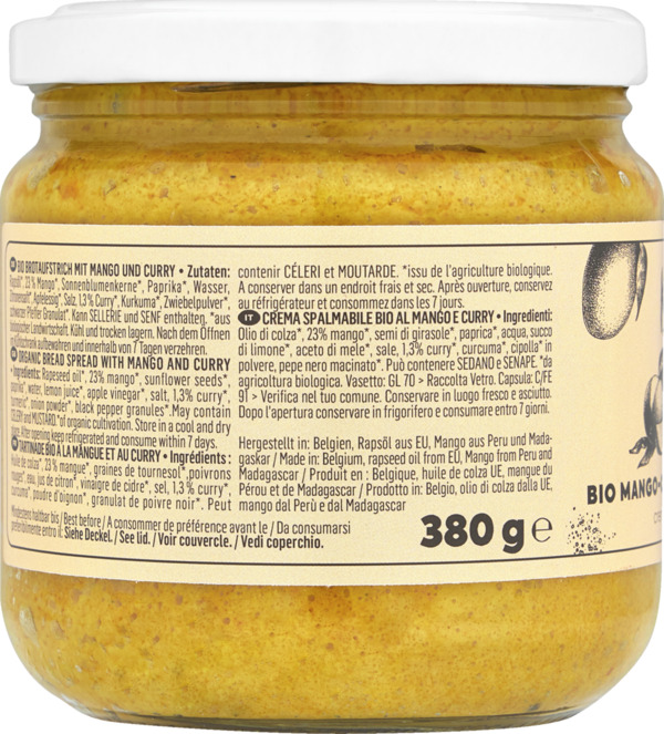 Bild 2 von KoRo Bio Mango-Curry Aufstrich