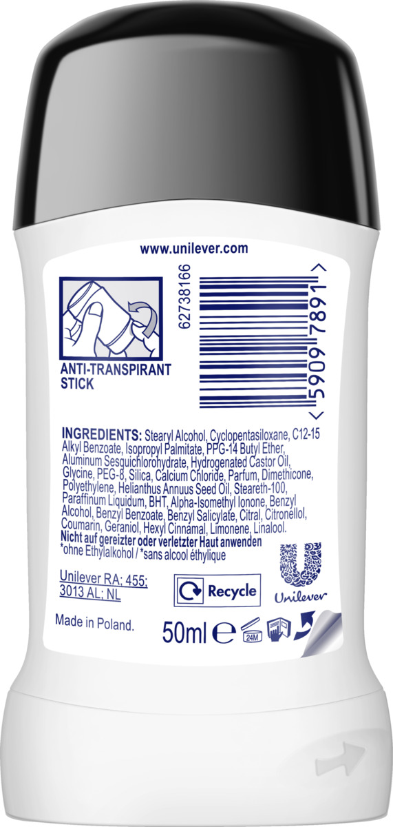 Bild 2 von Rexona Nonstop Protection Anti-Transpirant Stick Invisible Aqua