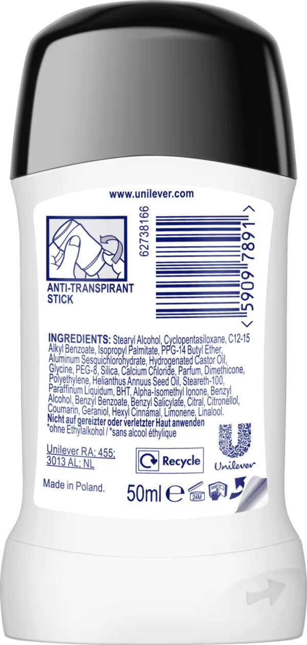 Bild 2 von Rexona Nonstop Protection Anti-Transpirant Stick Invisible Aqua