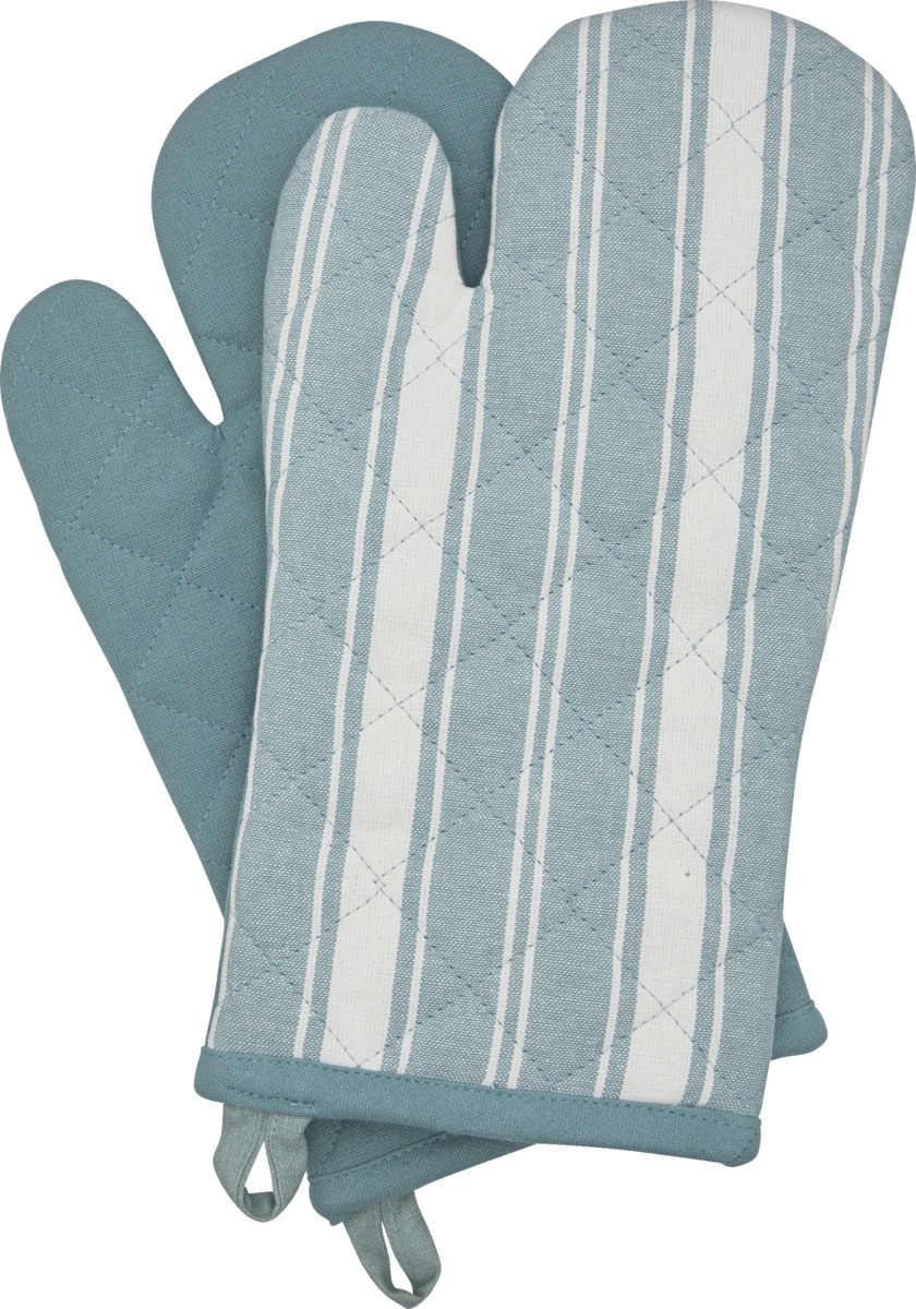 Bild 1 von IDEENWELT Ofenhandschuh 2er Set striped + uni