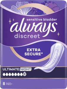 Always Discreet Inkontinenz Ultimate Nacht