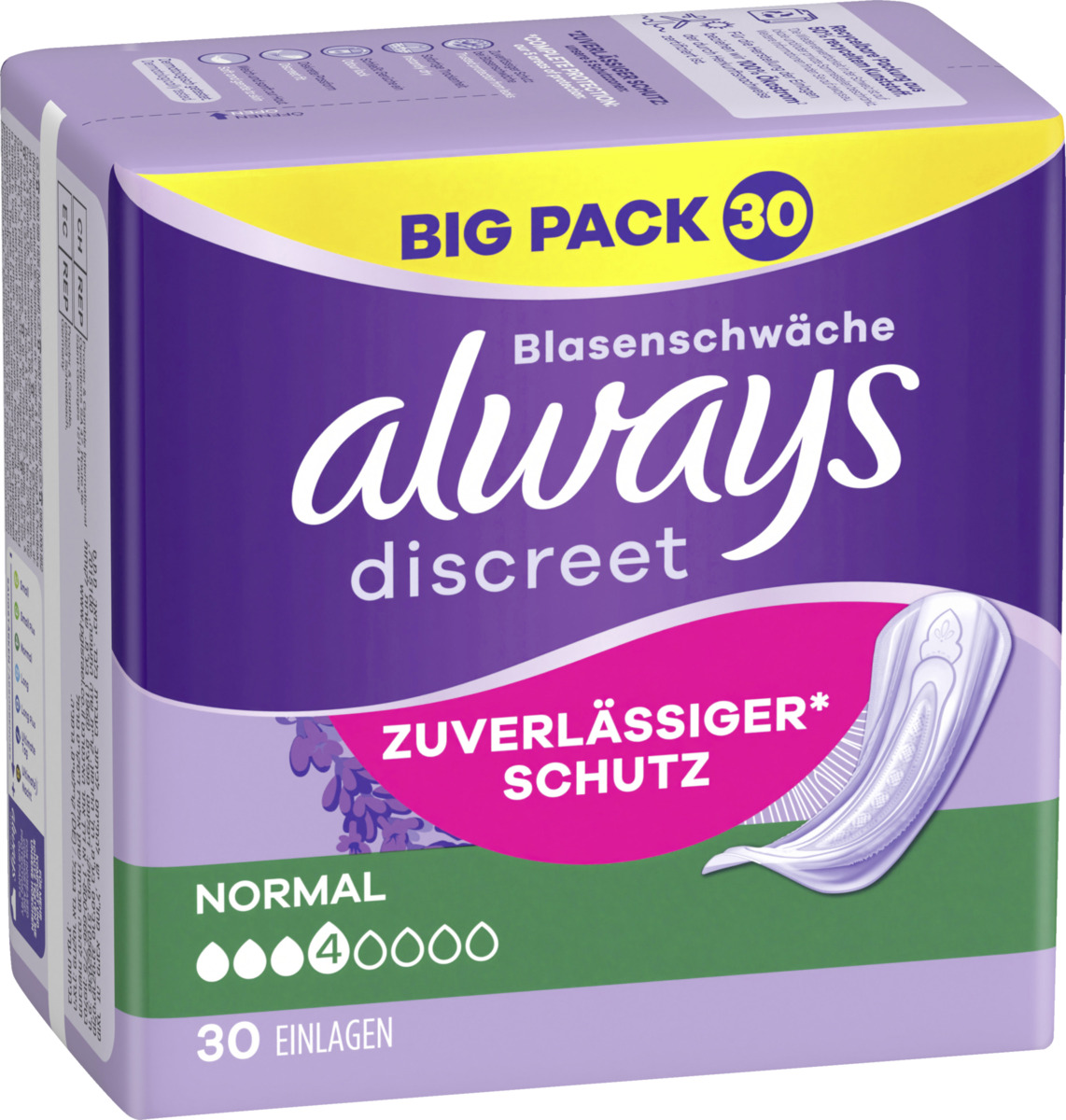 Bild 2 von Always Discreet Inkontinenz Normal Big Pack