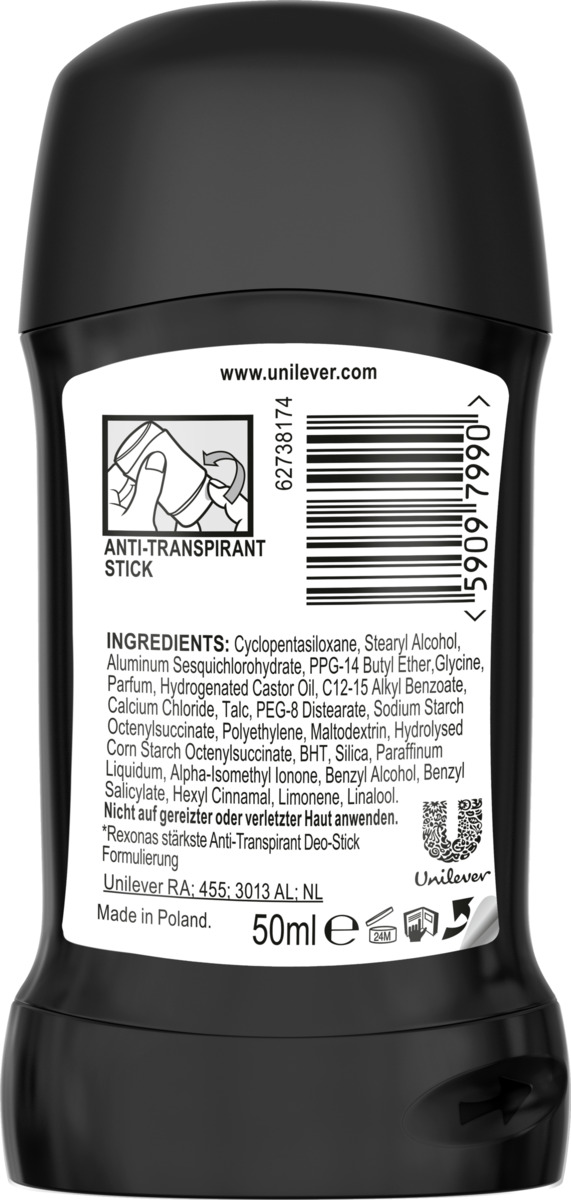 Bild 2 von Rexona Men Maximum Protection Anti-Transpirant Stick antibakteriell