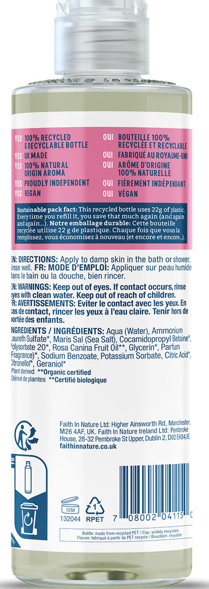 Bild 2 von Faith in Nature Duschgel & Schaumbad Wildrose
