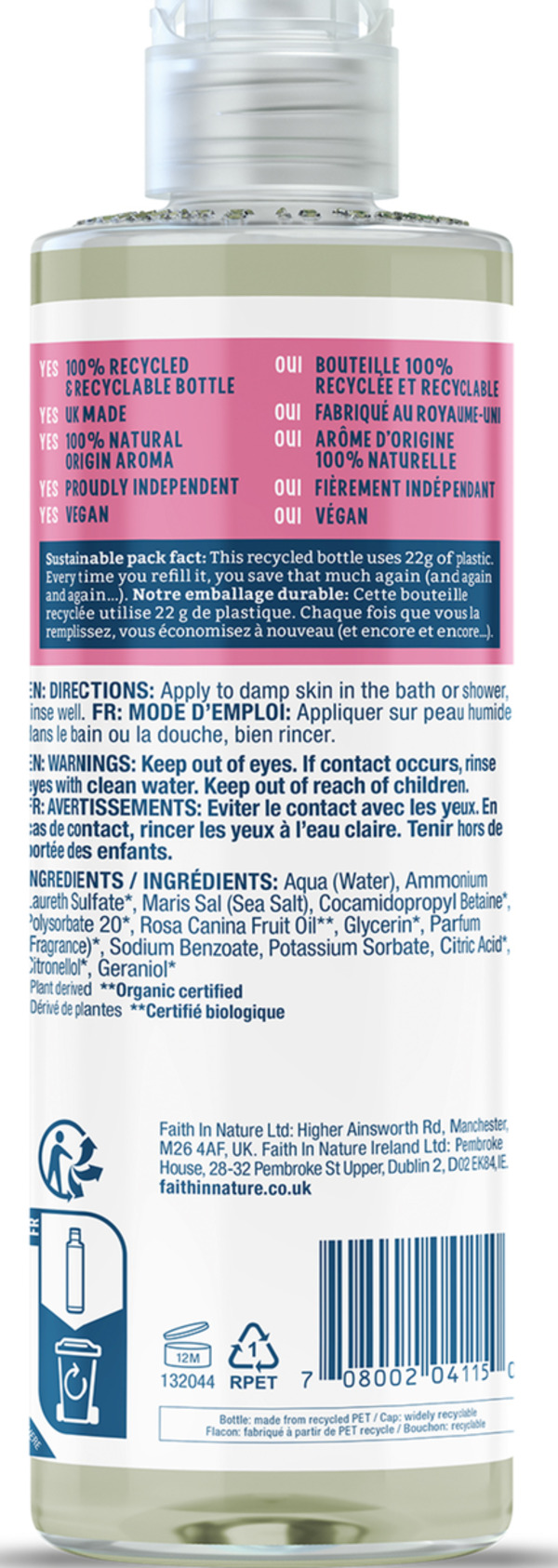 Bild 2 von Faith in Nature Duschgel & Schaumbad Wildrose