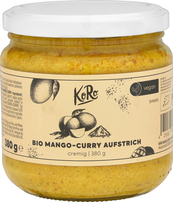 Bild 1 von KoRo Bio Mango-Curry Aufstrich