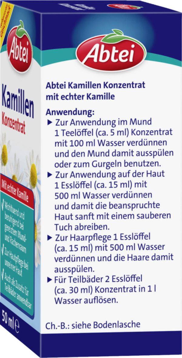 Abtei Kamillen Konzentrat von ROSSMANN für 6,09 € ansehen!