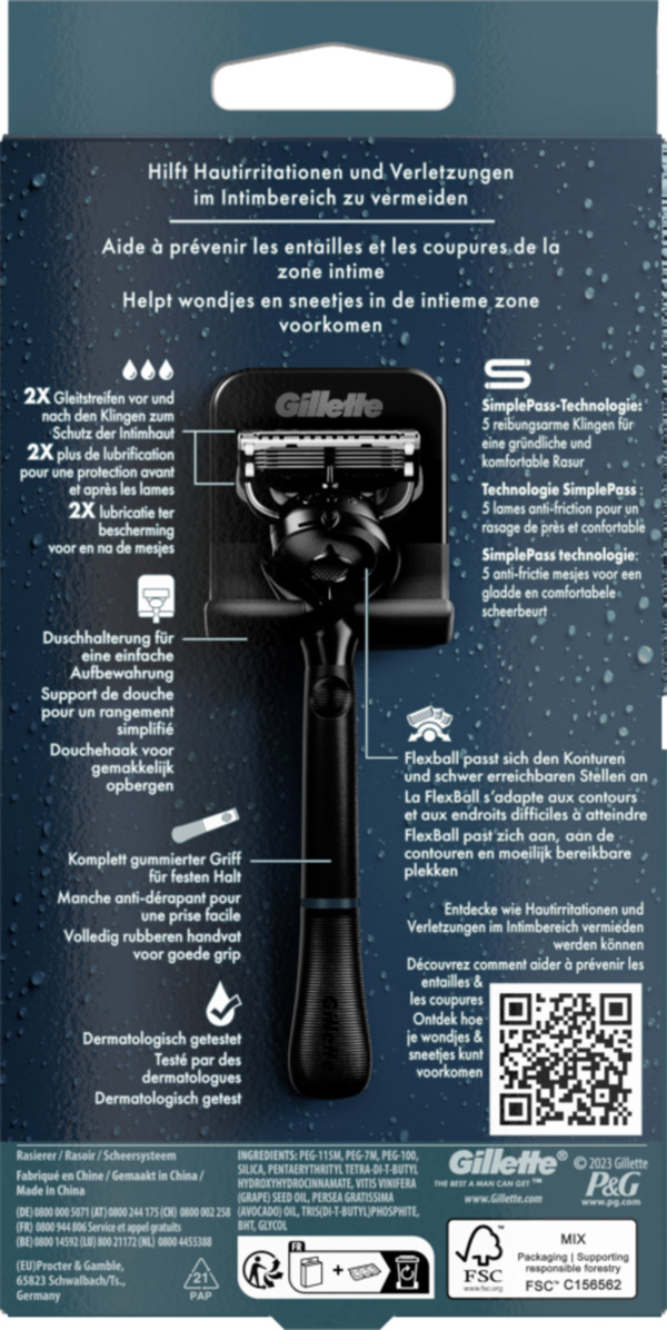 Bild 2 von Gillette Intimate Rasierer