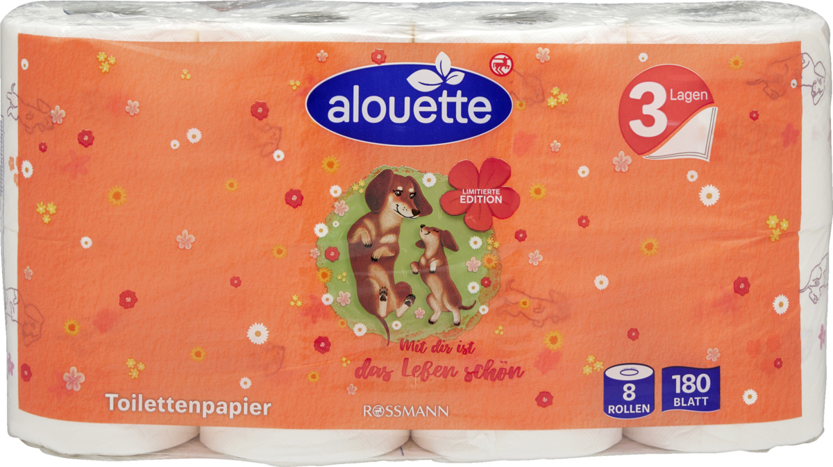 Bild 1 von alouette Toilettenpapier Mit dir ist das leben schön