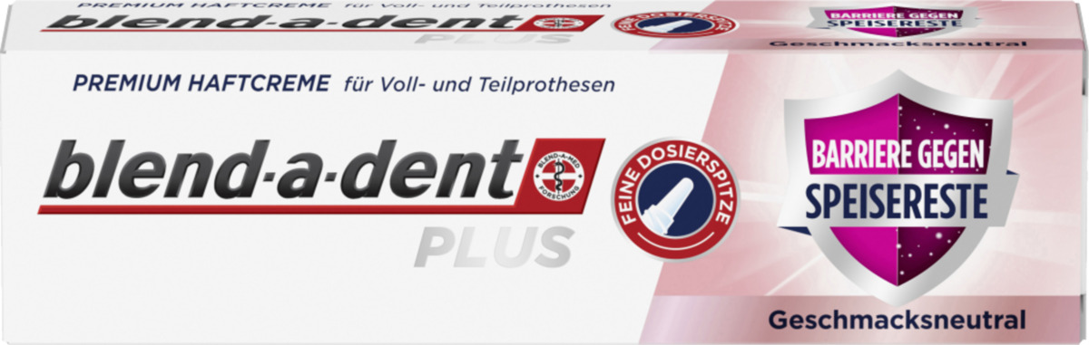 Bild 1 von Blend-a-dent Plus Premium Haftcreme Barriere gegen Speisereste