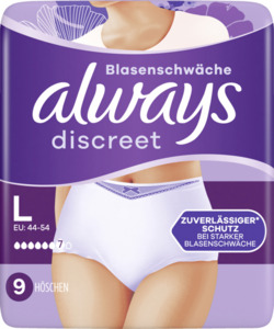 Always Discreet Inkontinenz Pants Plus L