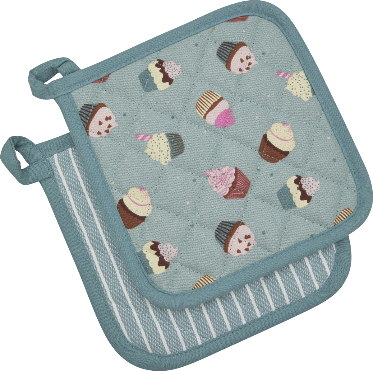 Bild 1 von IDEENWELT 2er Set Topflappen Cupcake