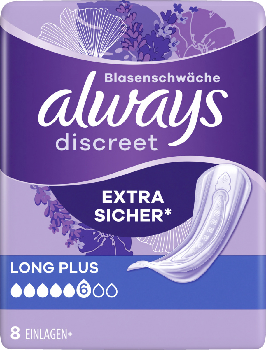 Bild 1 von Always Discreet Inkontinenz Long Plus