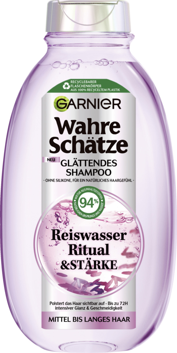 Bild 1 von Garnier Wahre Schätze Glättendes Shampoo Reiswasser Ritual & Stärke