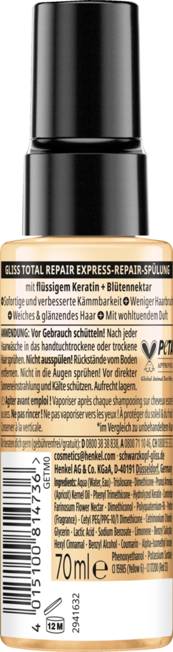 Bild 2 von Gliss Total Repair Express-Repair-Spülung Mini