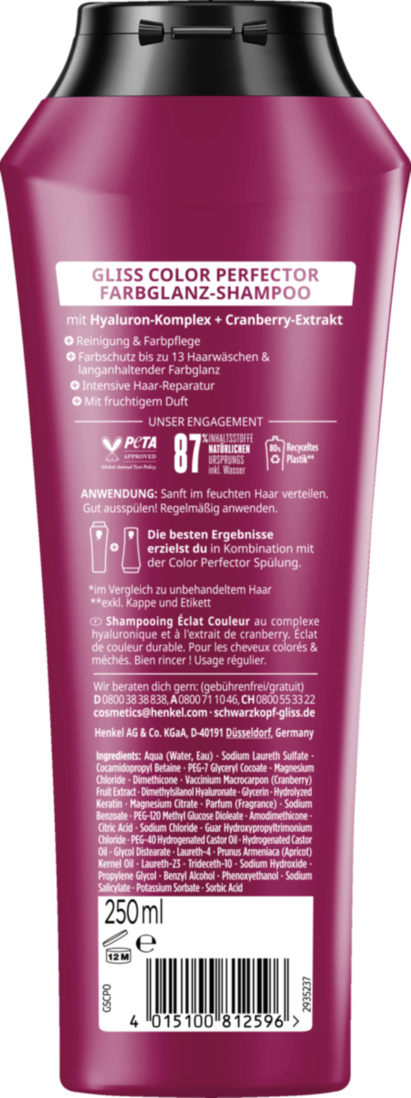 Bild 2 von Gliss Color Perfector Shampoo