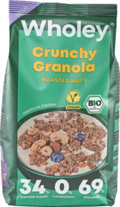 Wholey Bio Crunchy Roasted Nuts Granola