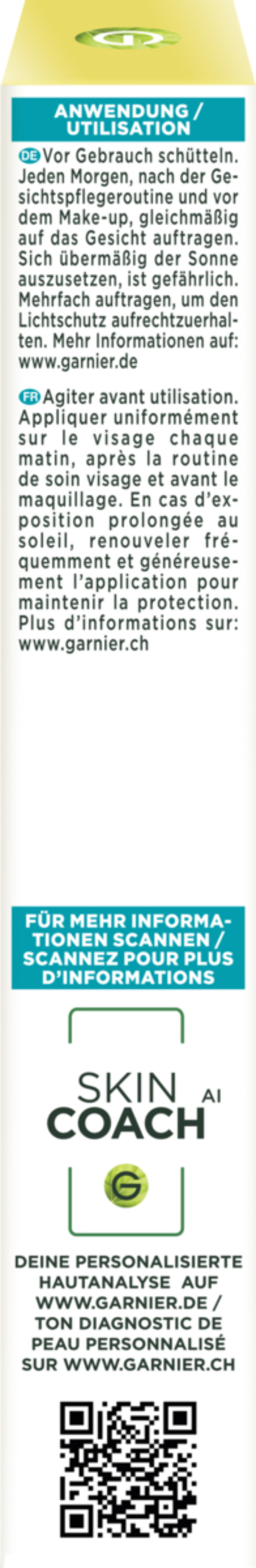 Bild 2 von Garnier Hautklar BHA + Niacinamid Fluid LSF 50+