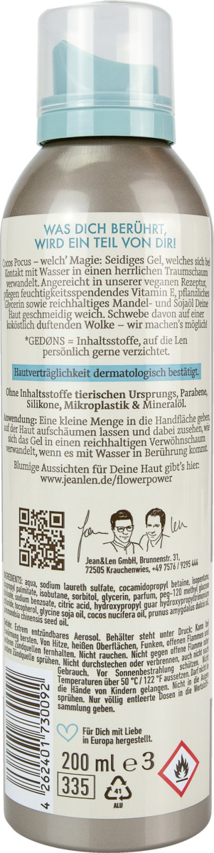 Bild 2 von Jean&Len Traumschaum Kokos & Hafermilch