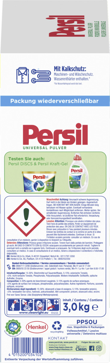 Bild 3 von Persil Universal Pulver 50 WL