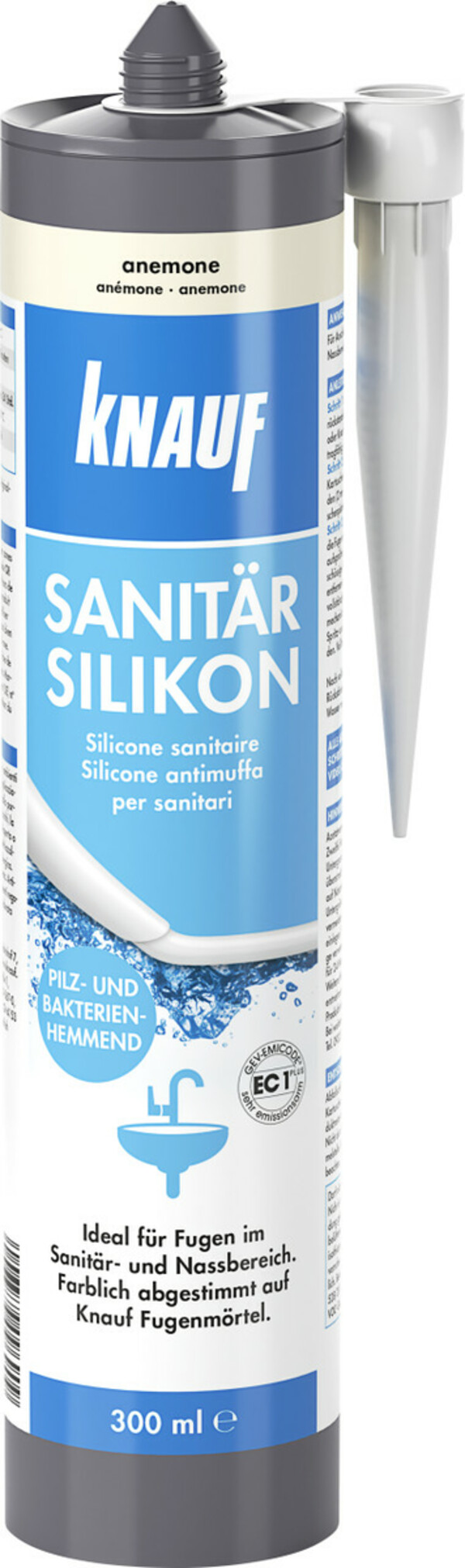 Bild 1 von Knauf Sanitär-Silikon
, 
anemone, 300 ml