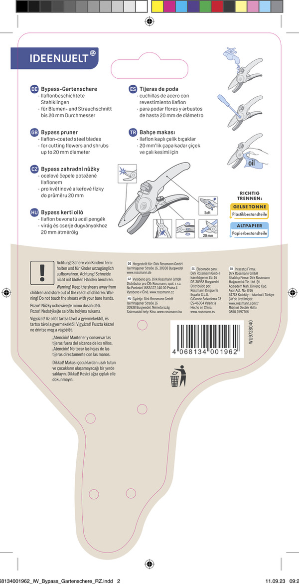 Bild 4 von IDEENWELT Bypass Gartenschere
