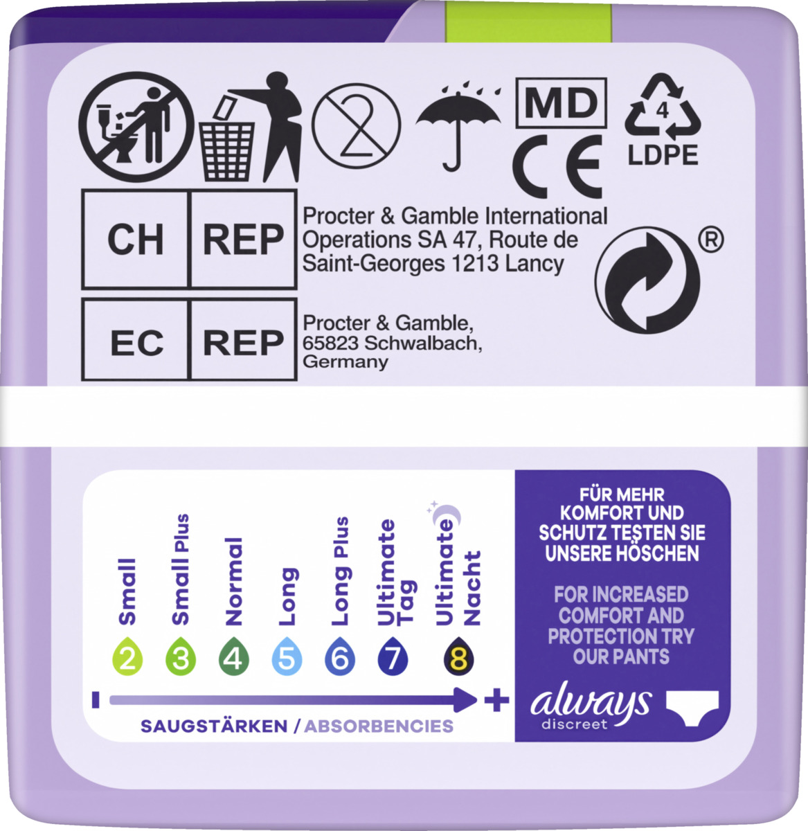 Bild 2 von Always Discreet Inkontinenz Small