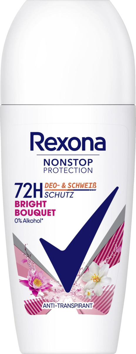 Bild 1 von Rexona Nonstop Protection Deo Roll-On Bright Bouquet