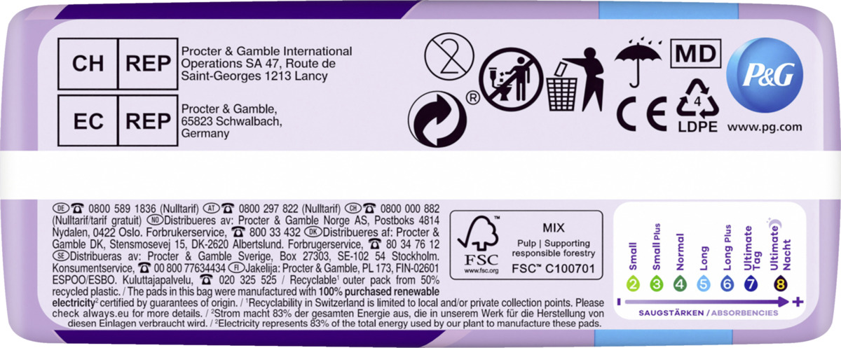 Bild 3 von Always Discreet Inkontinenz Long