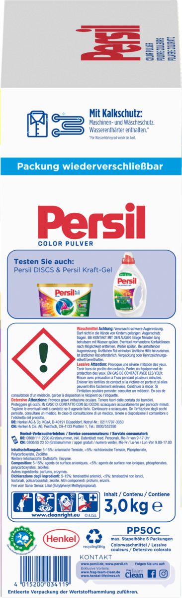 Bild 2 von Persil Color Pulver 50 WL