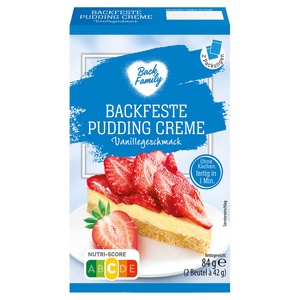 BACK FAMILY Backfeste Pudding-Creme 84 g
