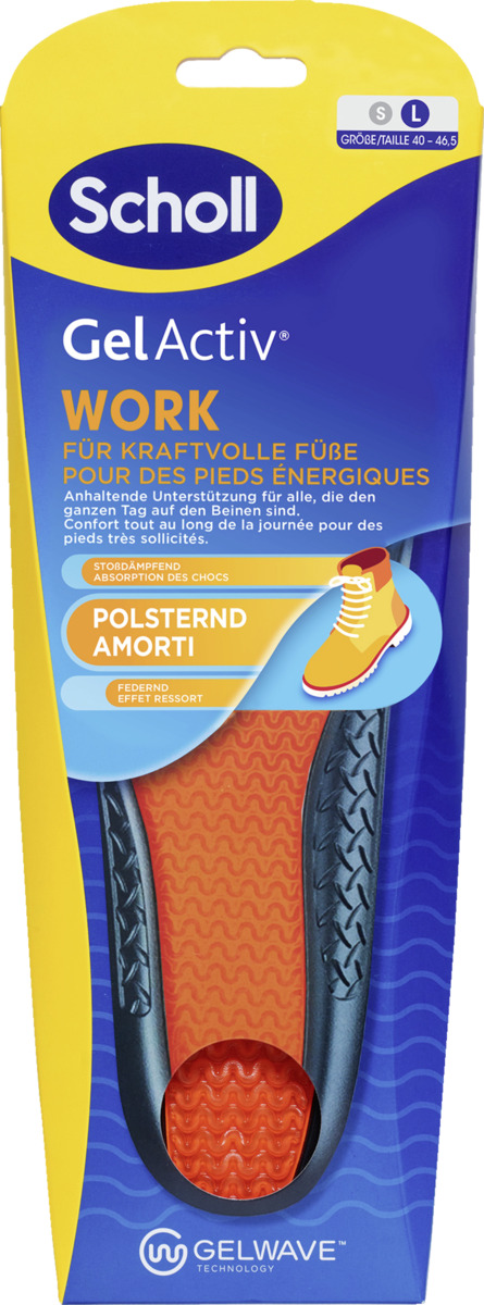 Bild 1 von Scholl GelActiv Einlegesohlen WORK Größe L