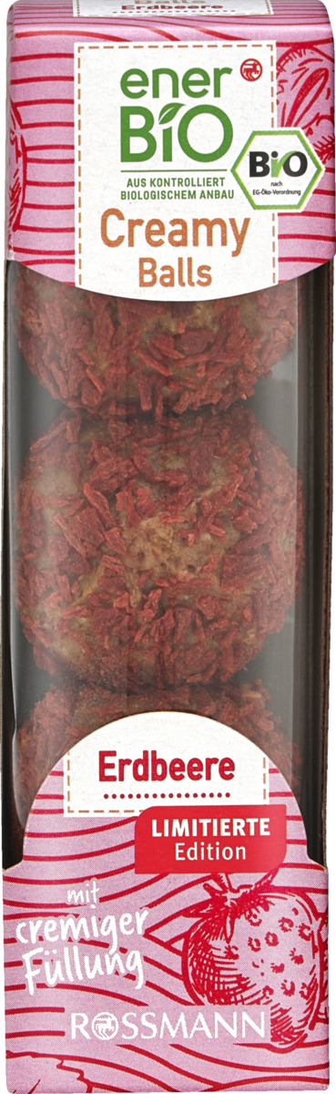 Bild 1 von enerBiO Creamy Balls Erdbeere
