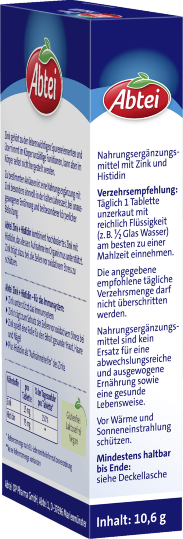 Bild 3 von Abtei Zink + Histidin