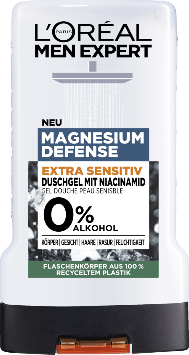Bild 1 von L’Oréal Paris men expert Magnesium Defense Extra Sensitiv Duschgel