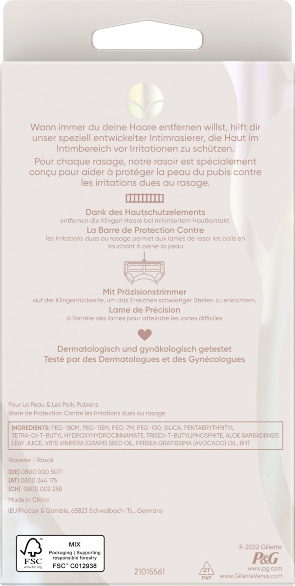 Bild 2 von Gillette Venus Rasierer für den Intimbereich