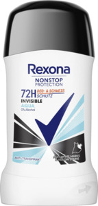 Rexona Nonstop Protection Anti-Transpirant Stick Invisible Aqua