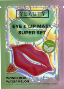 YEAUTY Eye & Lip Mask Super Set Wonderful Watermelon