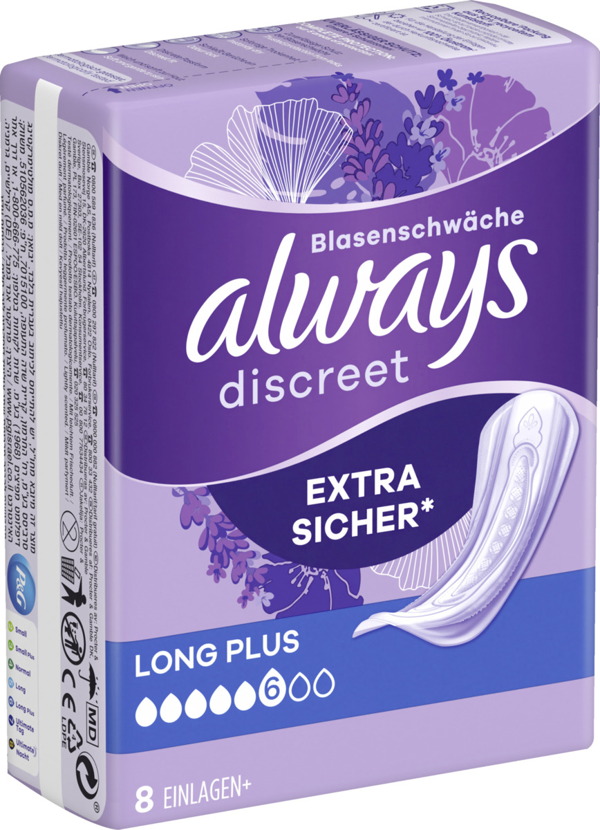 Bild 4 von Always Discreet Inkontinenz Long Plus