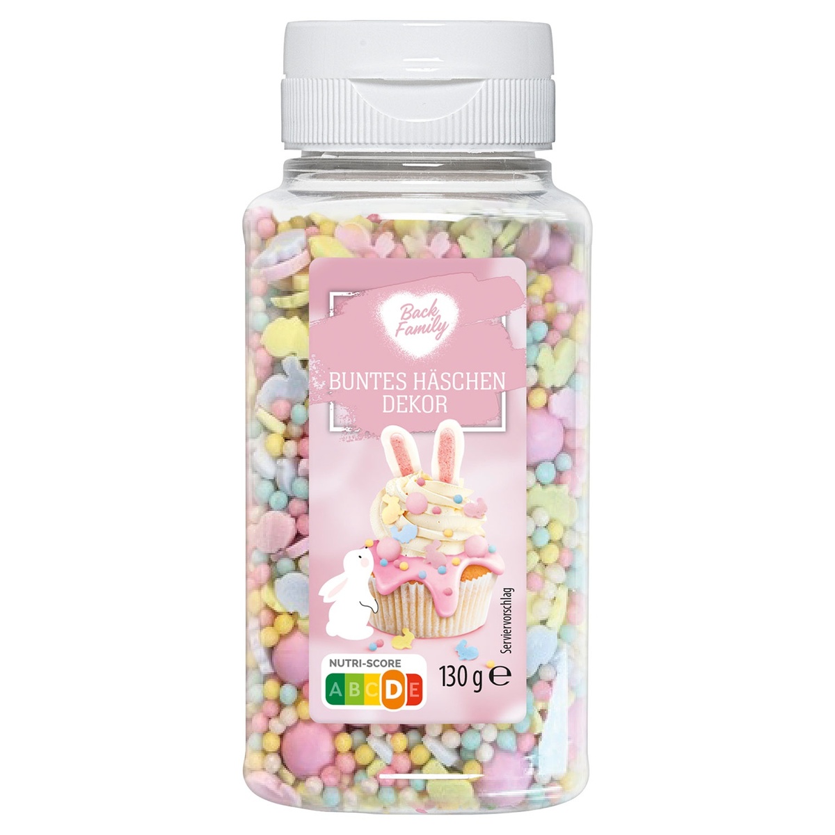 Bild 1 von BACK FAMILY Dekor „Buntes Häschen“ 130 g