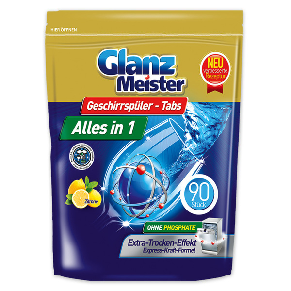Bild 1 von GlanzMeister Geschirrspüler-Tabs