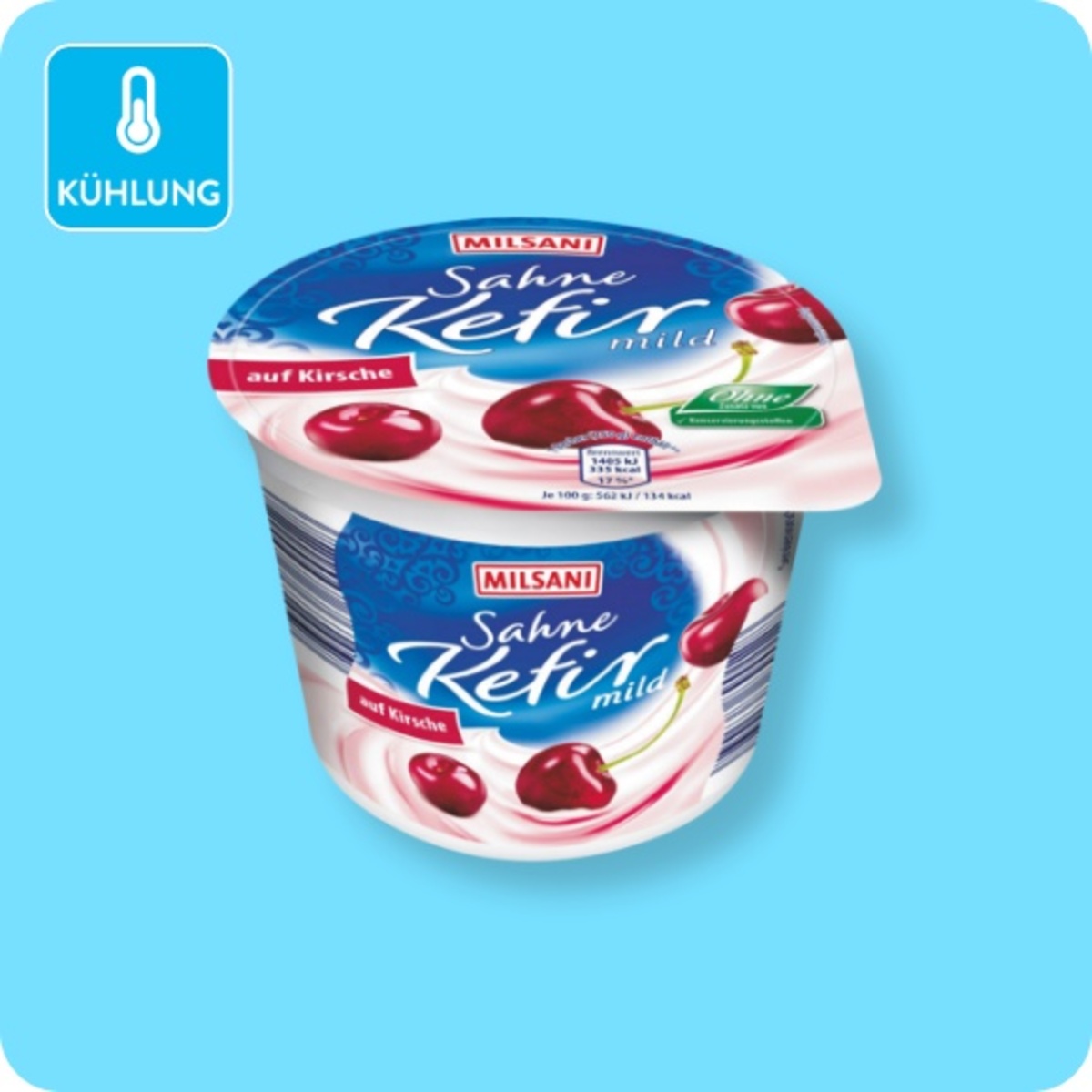 Bild 1 von MILSANI Sahne-Kefir auf Frucht, versch. Sorten