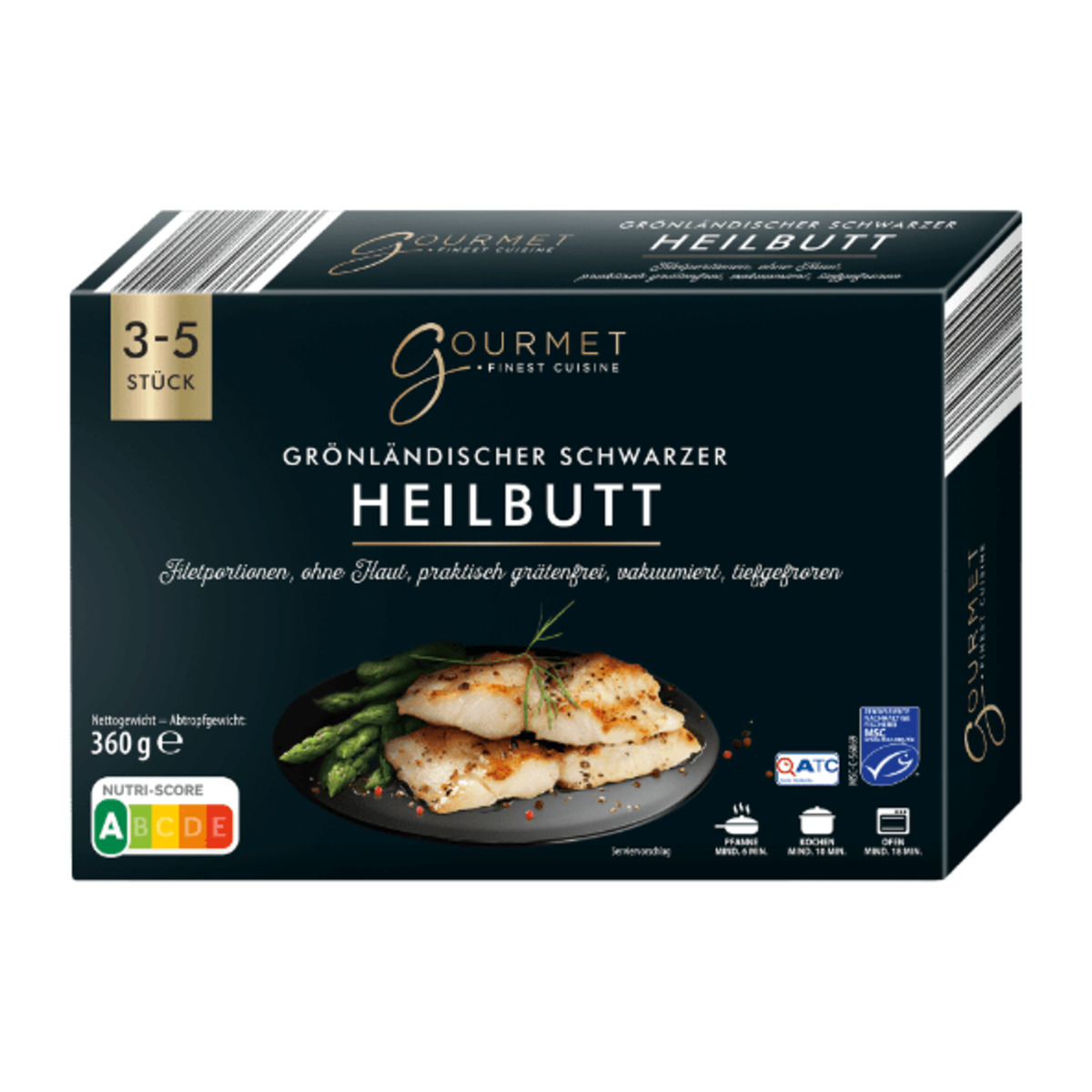 Bild 1 von GOURMET FINEST CUISINE Grönländischer Schwarzer Heilbutt 360g
