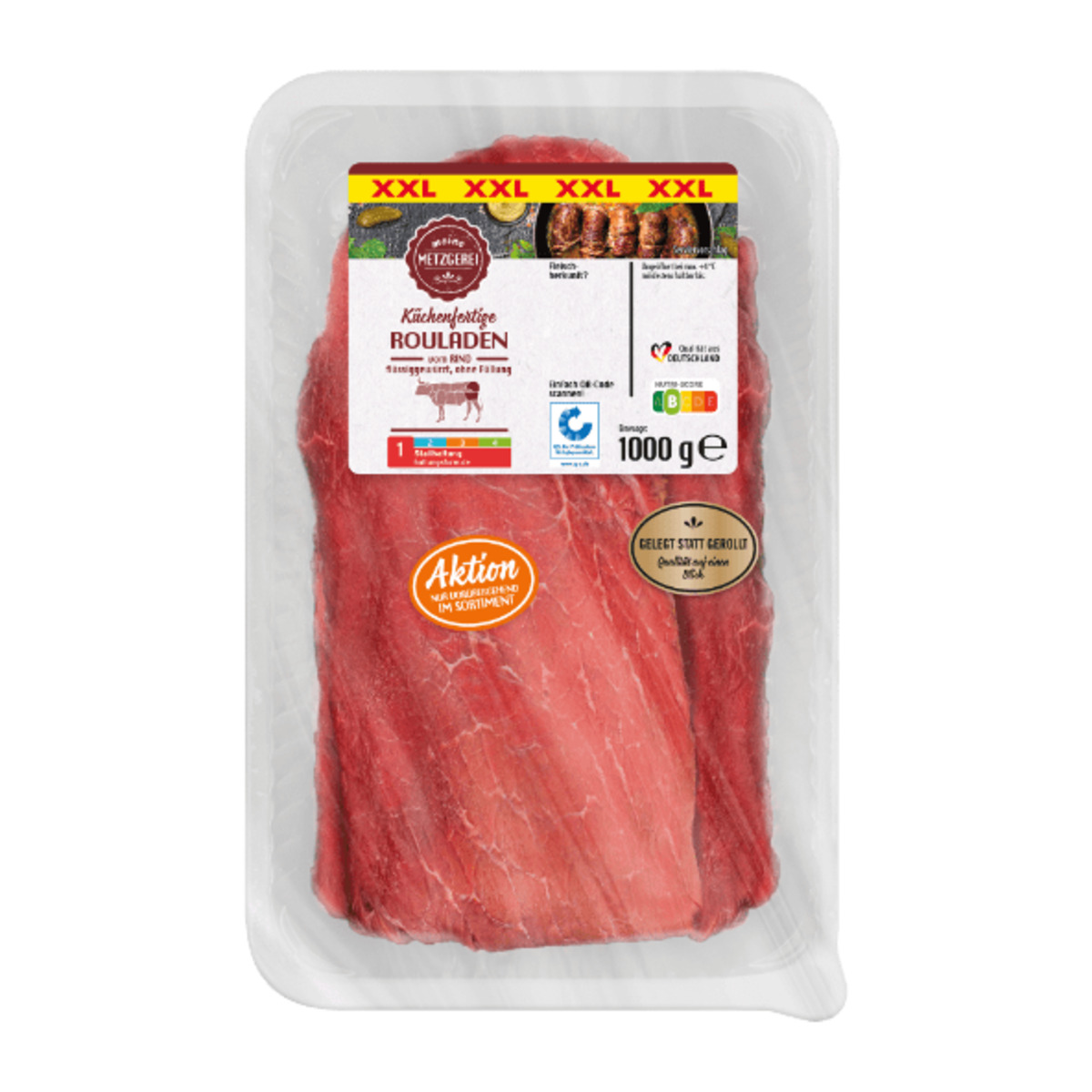 Bild 2 von MEINE METZGEREI Rinderrouladen XXL 1kg