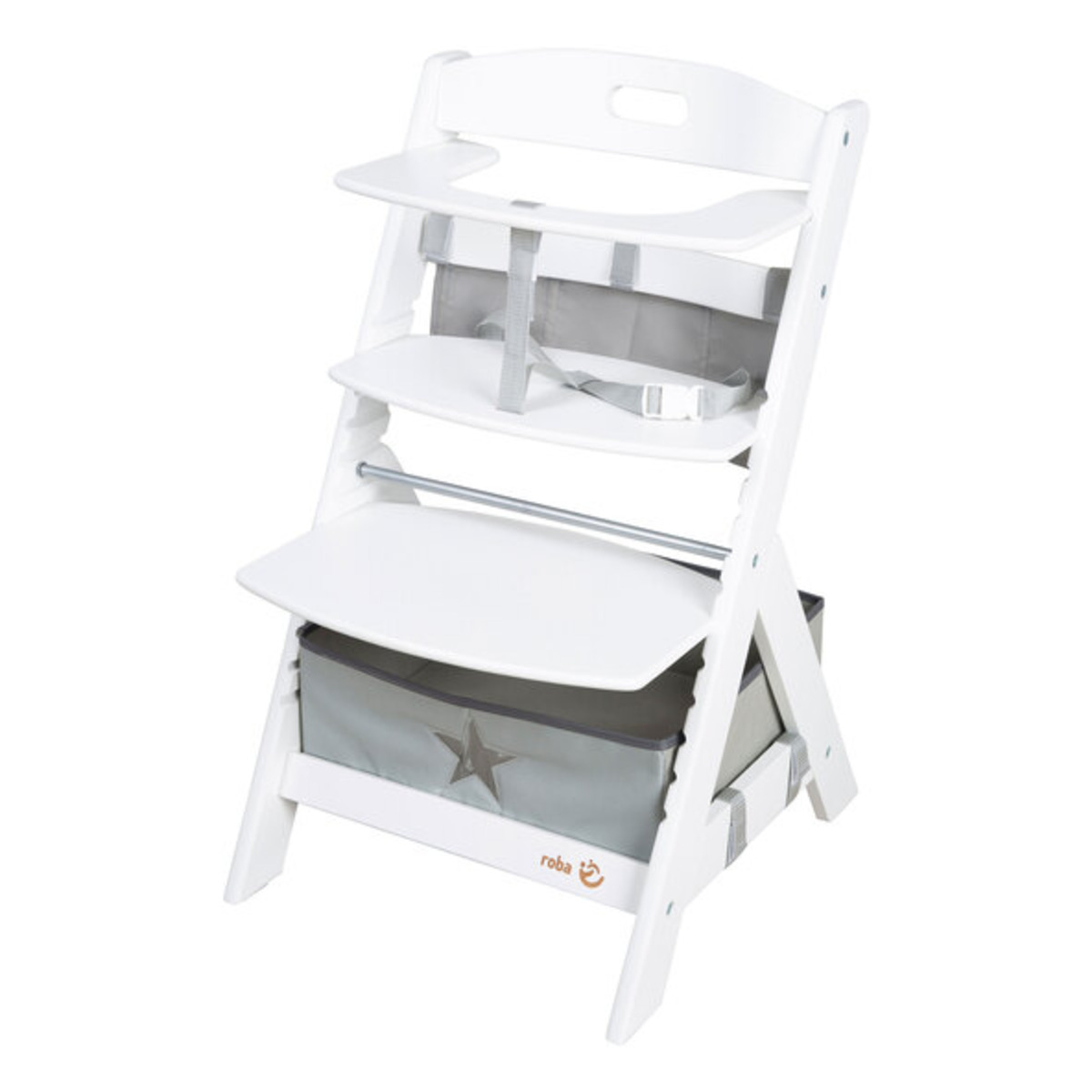 Bild 1 von Kinder-Hochstuhl inkl. Organizer, weiß