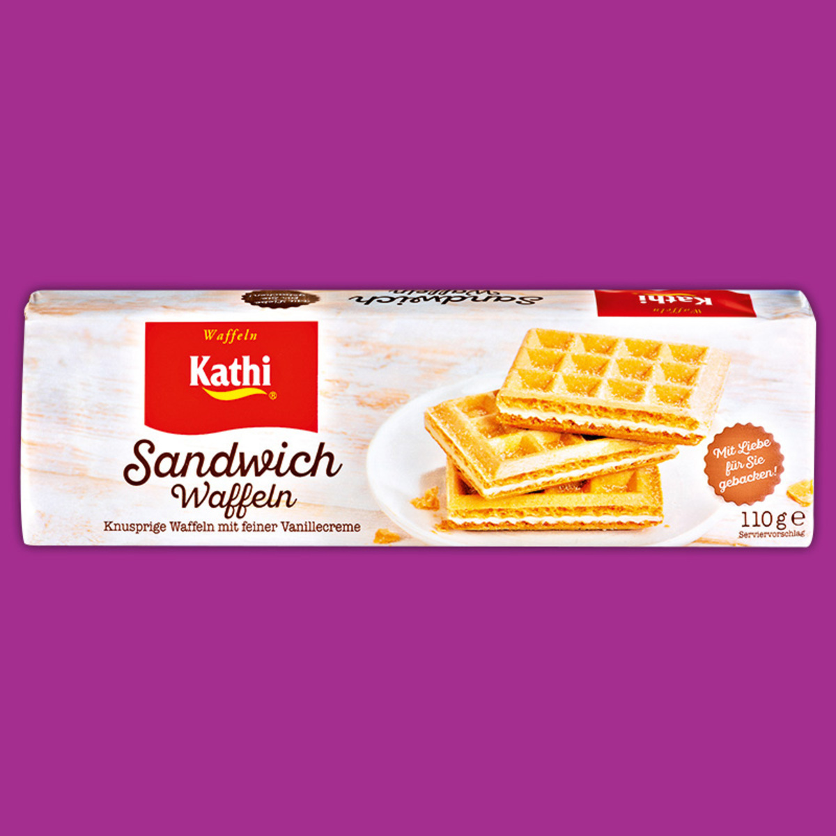 Bild 1 von Kathi Sandwich Waffeln