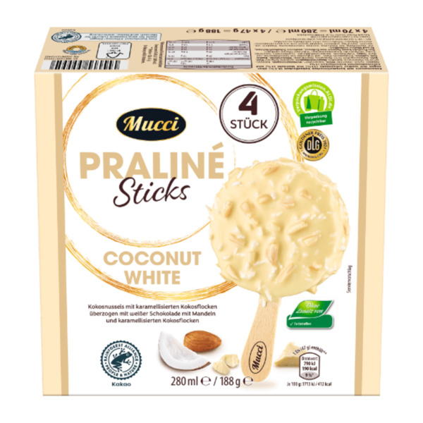 Bild 3 von MUCCI Praliné-Sticks 280ml