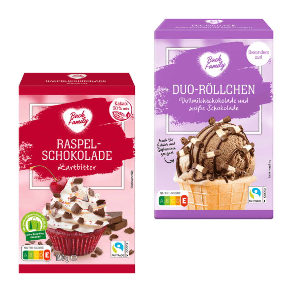 Bild 1 von BACK FAMILY Raspelschokolade 100g